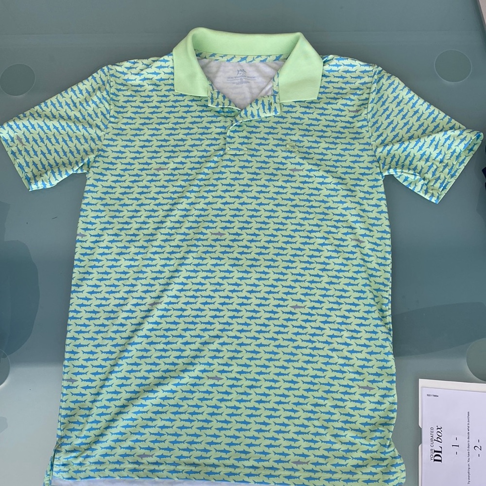 Boys XL souther tide performance polo. Worn twice